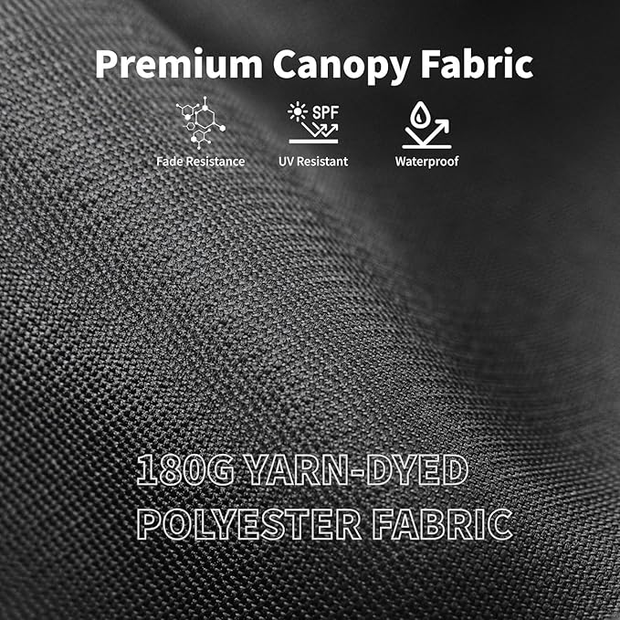 9FT Solar Umbrella 32 LED Lighted Patio Umbrella Table Market Umbrella w/Tilt and Crank, UV-Resistant Outdoor Umbrella for Pool, Garden, Deck, Gray