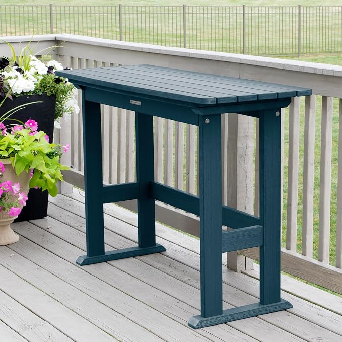 highwood Lehigh 3pc Counter Height Balcony Dining Set, Nantucket Blue