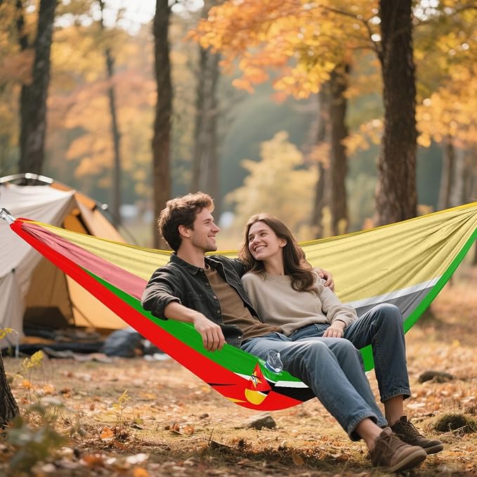 National Flag of Mozambique Hammocks with Portabl Carry Bag Backyard Hammock for Indoor Outdoor Patio