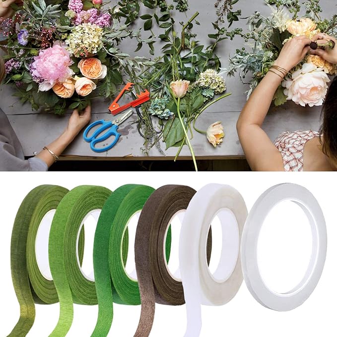 Woohome 11 PCS Garden Pruning Shears Scissors Kit, Rose Stripper Thorn Remover, Tree Pruner Hand Tools, Leaf Stripping Tool, Floral Gloves and Floral Tape for Gardening Flower Arrangement