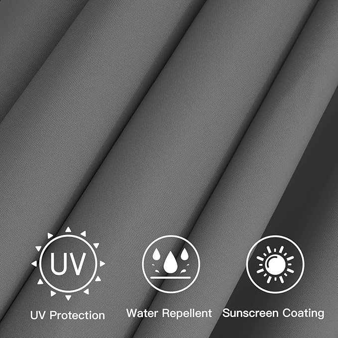 Sunnyglade 7.5ft Patio Umbrella Replacement Canopy Market Umbrella Top Outdoor Umbrella Canopy with 6 Ribs