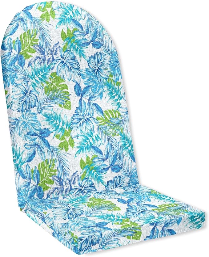 BrylaneHome Bh Outdoor Performance Adirondack Chair Cushion - Blue Fern