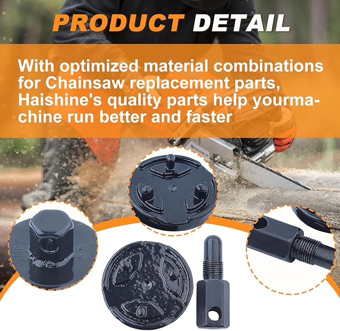 14MM Piston Stop Chainsaw Clutch Flywheel Removal Tool Clutch Expander Tools for Husqvarna Stihl Echo 2 Cycle 14mm