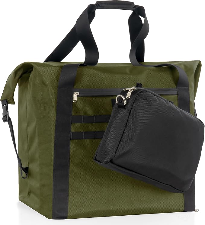 Xtreme Sight Line ~ G CUBƎ 100 Faraday Bag + XTECH Faraday Bag for Medium to Large Generators and Electronics ~ Protects Against EMP/CME/EMF/RF ~ OD Green Combo