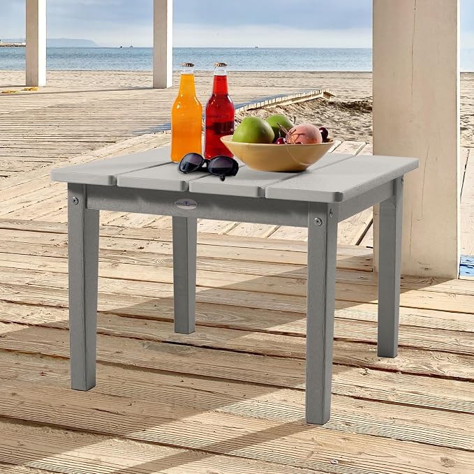 Adirondack Large Side Table, Cove Gray