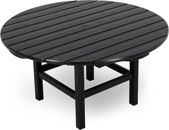 Ivy Terrace™ Round 37" Conversation Table in Black