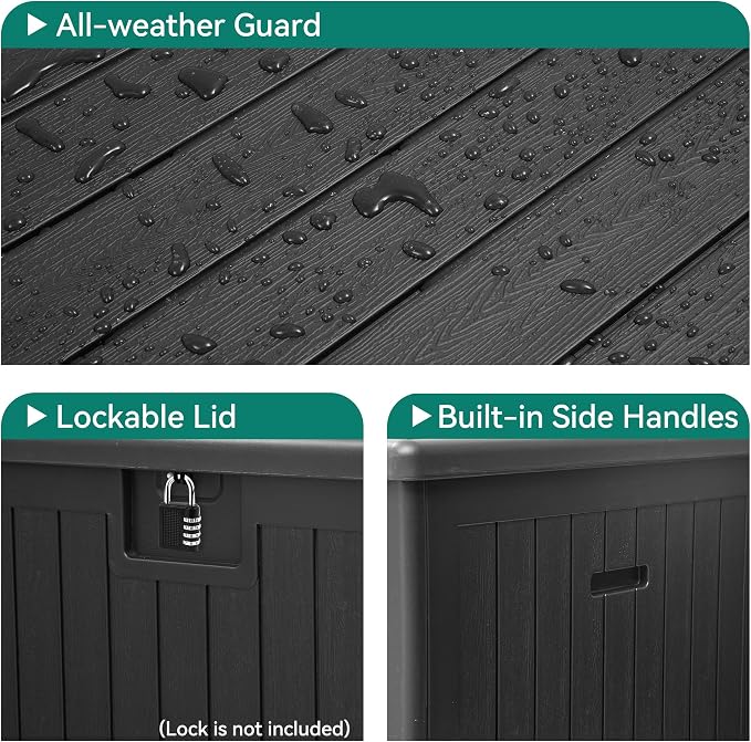 YITAHOME XXL 230 Gallon Large Deck Box