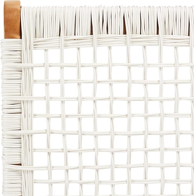 SAFAVIEH Outdoor Collection Blaze Natural/White 5-Piece Conversation Patio Set
