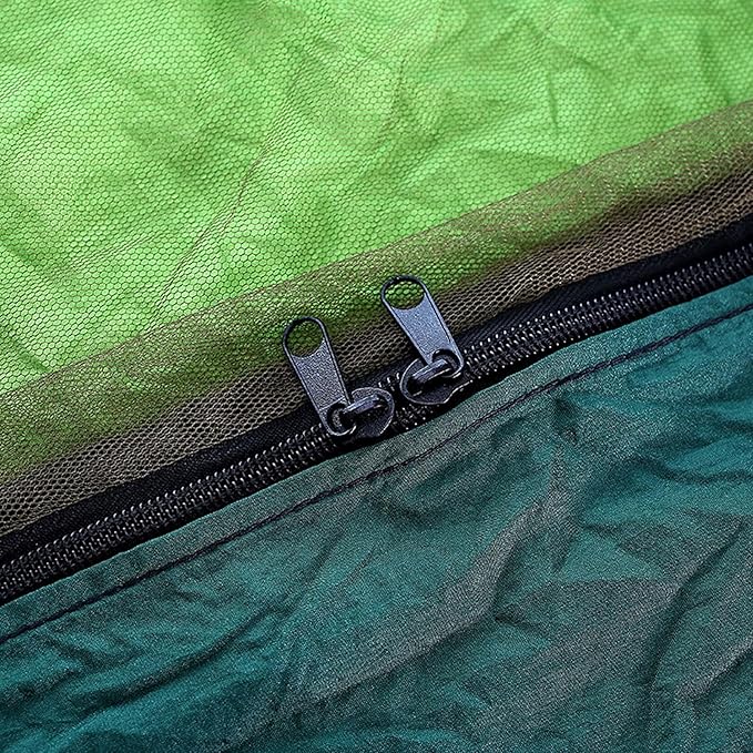 Double Hammock Swing, Portable Hammock with Mosquito Net, Camping Hammocks for Outside, Parachute Nylon Hammock, Heavy Duty Hammock, Double Tree Hammock