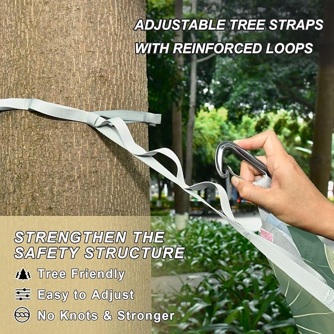 Hammocks for Outside Summer Flowers Camping Hammock Portable Hammocks with Tree Straps and Carry Bag Camping Accessories for Hiking Beach Outdoor