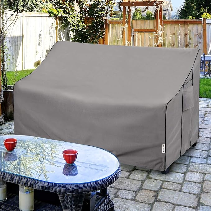 Outdoor Patio Furniture Covers Waterproof ,Durable 3-Seater Sofa Cover Fits up to 76W x 32.5D x 33H inches