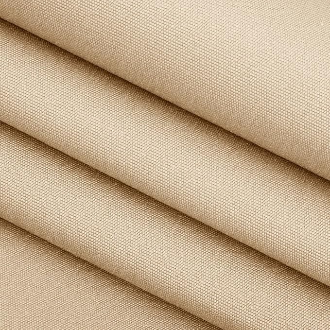 RSH DECOR: Sunbrella Tufted Wicker U-Shape Cushions Set of 2 | 22” x 22” | Outdoor Seat Cushions for Patio Furniture| Crafted with Sunbrella Performance Fabric | Canvas Antique Beige