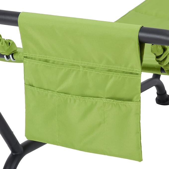 SEDLAV Belden Park Polyester Hammock with Stand and Pillow, 90.55" L x 38" W x 32" H (Green)