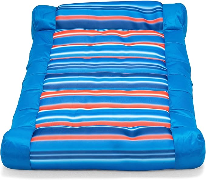 Big Joe Kona Hammock No Inflation Needed Pool Lounger with Headrest, Quick Draining Fabric, 4 feet Big