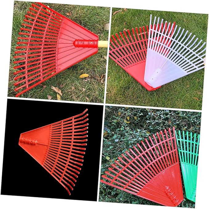 Kisangel Grass Rake Garden Rakes Weeding s for Lawns Gardening Hand Tools Leaf for Yard Plastic Yard Heavy Duty Lawn Tools Leaf s