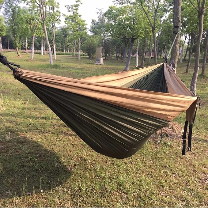 Camping Hammocks for Outside, Double Hammock Chair Outdoor, Portable Hammock for Trees, Hammocks for Outside Heavy Duty, for Beach, Backyard, Patio