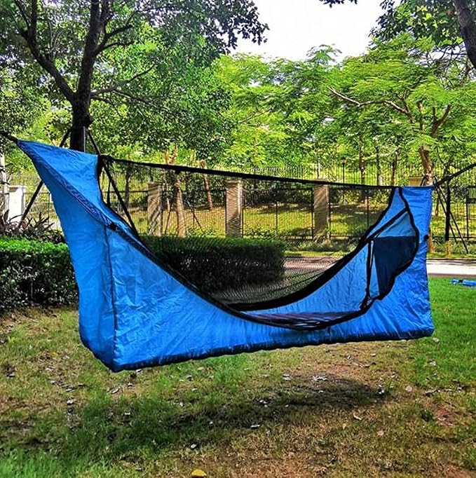 Camping Hanging Hammock Outdoor Camping Water-Proof Tents Shade Villa Garden Leisure Sofaa Hammock That Can Lie Flat