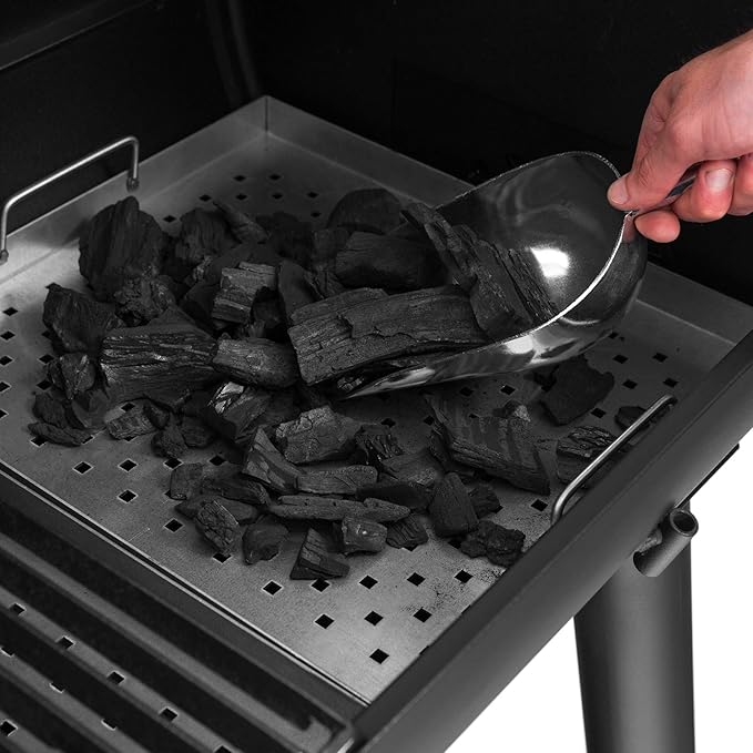 Broil King 955050 Regal Charcoal Offset 400 Smoker and Grill, Black