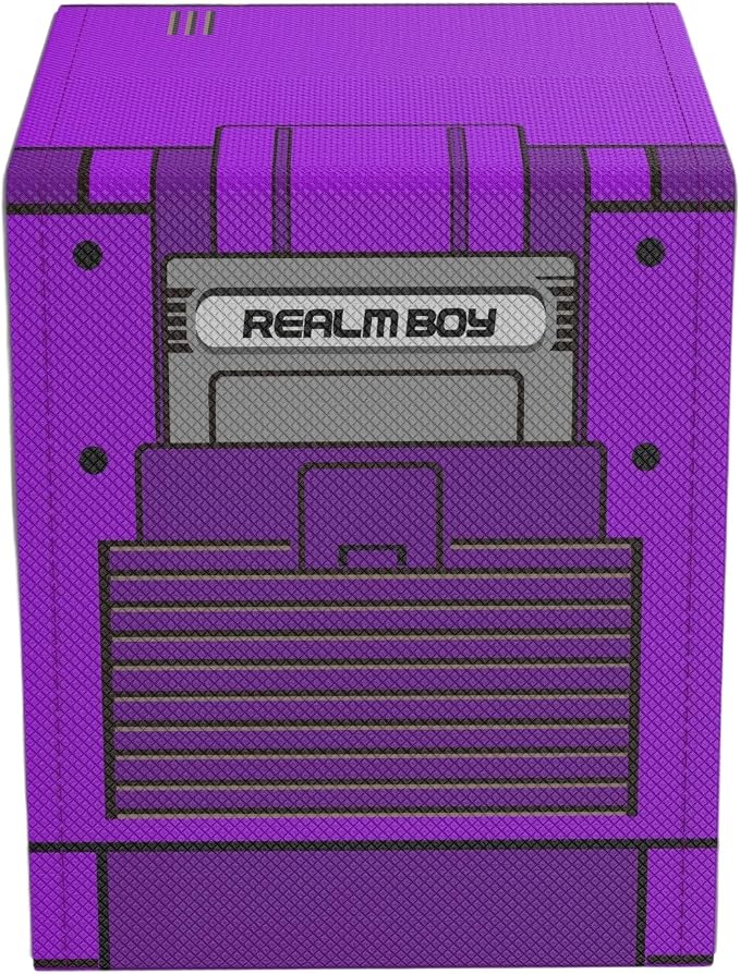 Realm Boy - TCG/MTG 100+ Card Art Deck Box (Purple)