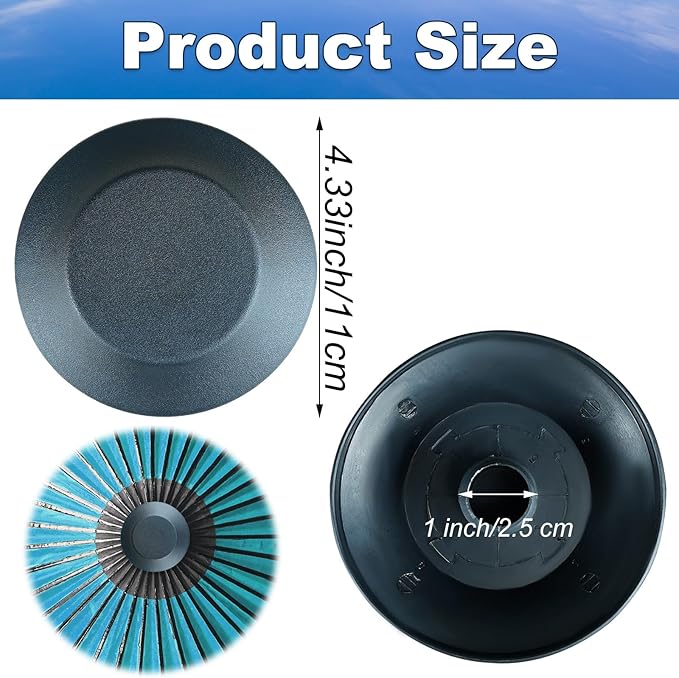 2 Pieces Patio Umbrella Tip Caps Replacement Part Patio Umbrella Top Screw Cap