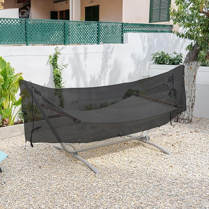Hammock Stand - 420D Oxford Hammock Cover Waterproof | Dustproof Hammock Cover Camping | Heavy Duty Outdoor Swing Chair Cover | Waterproof Hammock Cover with Handles and Vents for Outdoor Garden