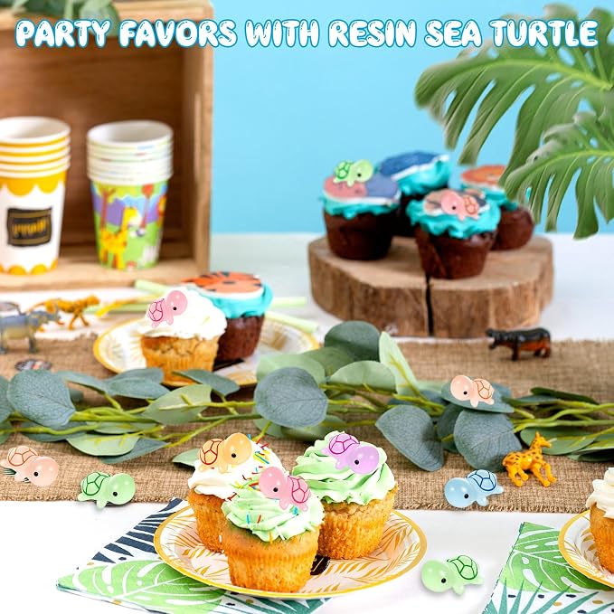 150PCS Luminous Mini Resin Sea Turtle Figurines Cute Tiny Turtles for Micro | Mini Resin Sea Turtles, Sea Turtles Figurines Glow in The Dark, Cute Tiny Turtles Bulk, Cake Toppers Ocean Theme DIY Hidden
