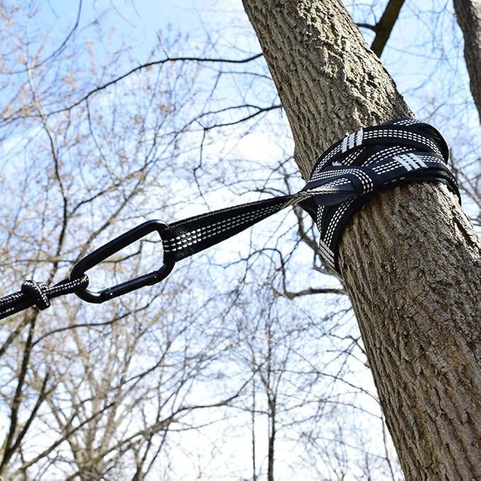 Budge HAMDHRGS Double Nylon Hammocks, Red/Gray