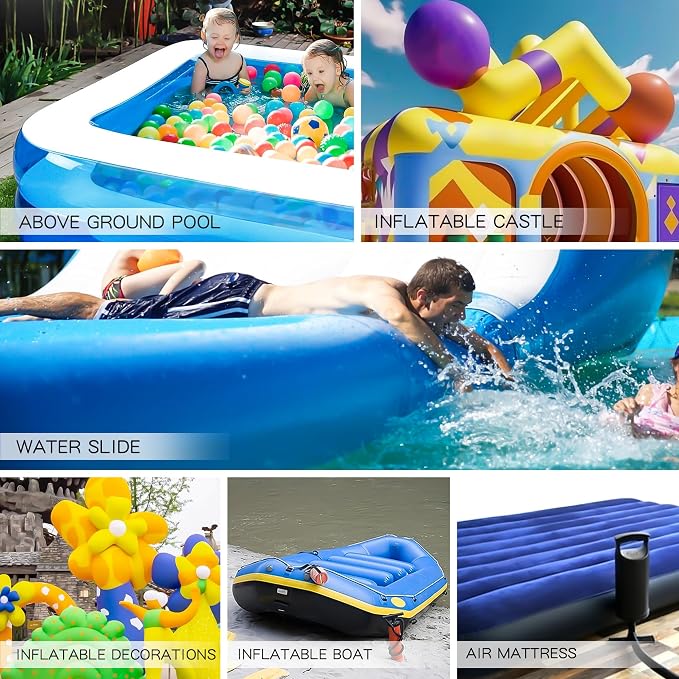 Breliter Inflatable Patch Repair Kit - Waterproof TPU Pool Repair Tape, Heavy Duty Repair Patch for Air Mattress, Bounce House, Inflatable Toys, Tent, Swimming Ring - 10 Packs of 2.5in x 2.5in, Round