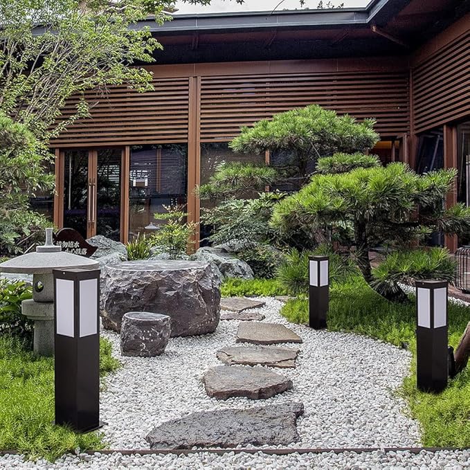 SaeYz Simplicity Waterproof Yard Lamps LED Outdoor Villa Path Lights Landscape Garden Exterior Lawn Lights Front/Back Door Walkway Pathway Patio Porch Decor Lighting Fixture,Wall Lights