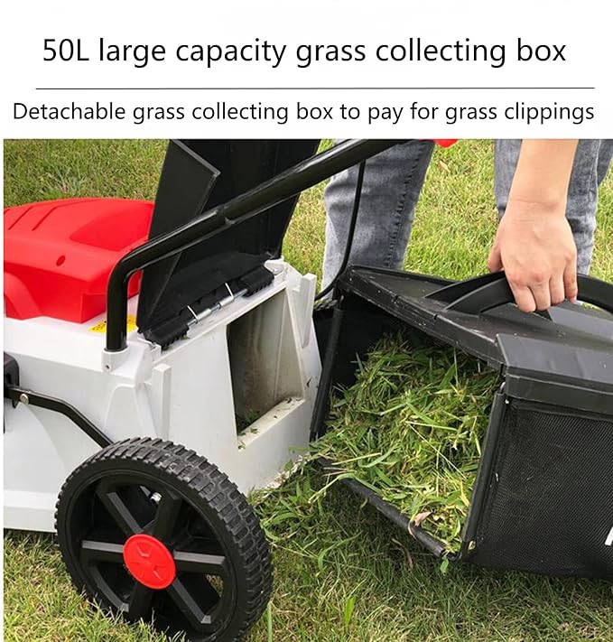 1500W New Type Corded Electric Lawnmower Small Household New Lawn Mower School Factory Hand Push Multifunction Lawn Mower C zhengzilu
