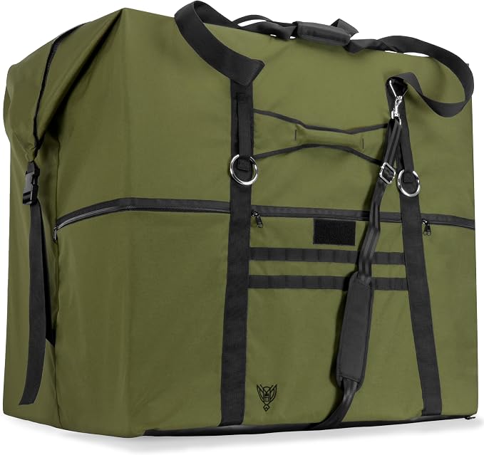 Xtreme Sight Line ~ G CUBƎ 450 Faraday Bag for Large Generators and Electronics ~ Protects Against EMP/CME/EMF/RF ~ Diamond Form Farday Lined Interior ~ OD Green