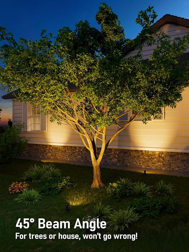 LEONLITE 6-Pack 5CCT 5W 12-24V Low Voltage LED Spotlight Oil Rubbed Bronze | 1800K2700K3000K4000K5000K, Landscape Pathway Lights Outdoor, CRI90, Aluminum Spot Lights for Garden, ETL, IP65 Waterproof