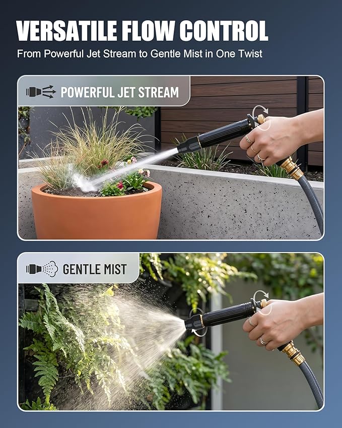 2026 Upgraded Home High Pressure Water Gun, Handheld Water Sprayer,Multi-Function Water Jet Nozzle,Featuring a Powerful Nozzle for Car,Garden,Yard,Plant and Vegetable Watering