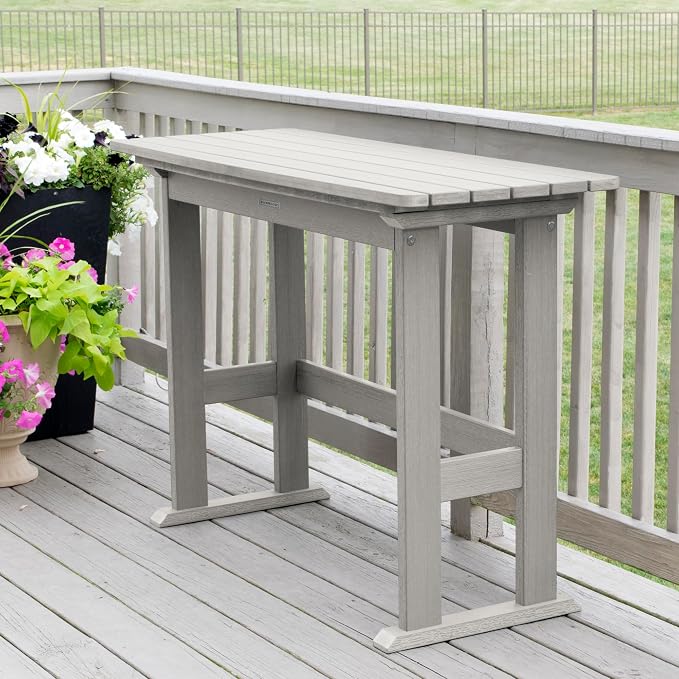 highwood Lehigh 6pc Counter Height Balcony Dining Set, Harbor Gray