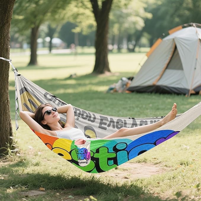Question Everything 330lb Capacity Outdoor Hammock with Portabl Carry Bag Indoor Hammock for Patio Backyard Lounge Base hamacas para Deck