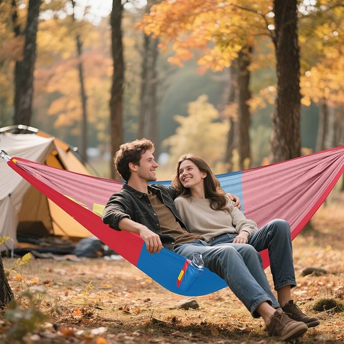 National Flag of Mongolia Hammocks with Portabl Carry Bag Backyard Hammock for Indoor Outdoor Patio