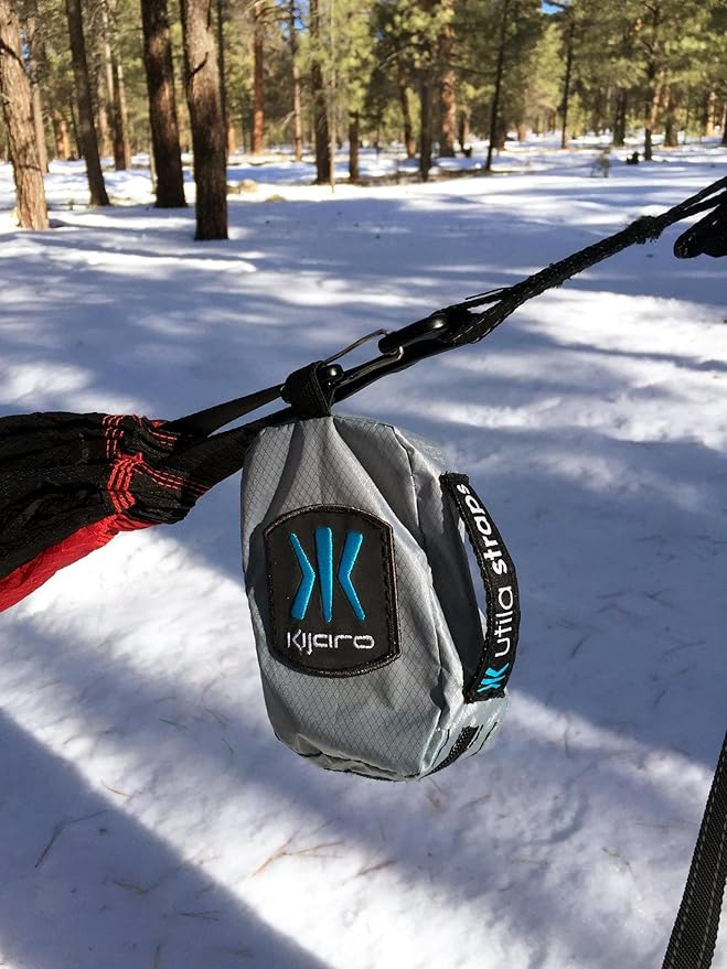 Kijaro Utila Hammock Straps, Tree Friendly, Extra Long Lightweight with Adjustable Snap Tight Buckle Hammock Straps