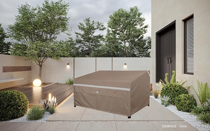 Heavy Duty Waterproof Outdoor Patio Loveseat Sofa Cover UV Resistant Patio Furniture Covers 2 Seater 79"W X 37"D X 33"H Dark Grey