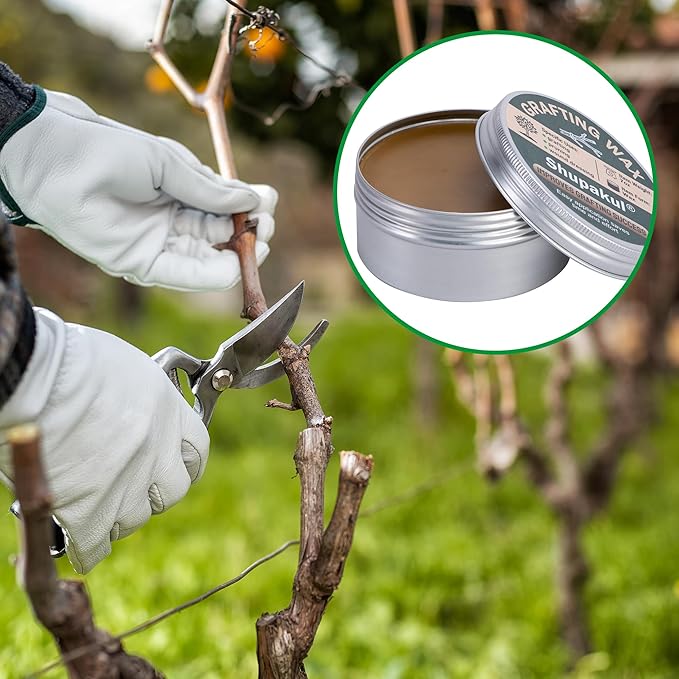 Tree Grafting Wax Set, Tree Wound Pruning Sealer with Sealing Tape, Grafting Wax for Roses Fruit Bonsai Shrubs Plant Healing