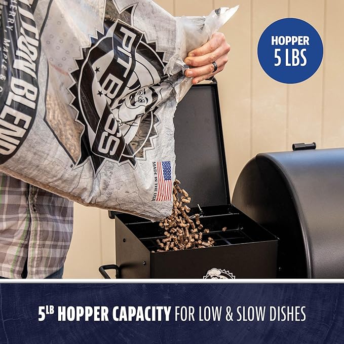 Pit Boss 500FB2 Pellet Grill, Matte Black - 11086