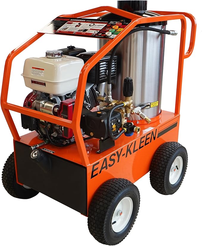 Easy-Kleen Hot Water Pressure Washer Gasoline Powered with a Diesel Burner 3.5GPM 4000PSI 13 HP Engine