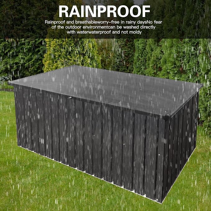 GOWE Metal Storage Box Store Large Out Door Use