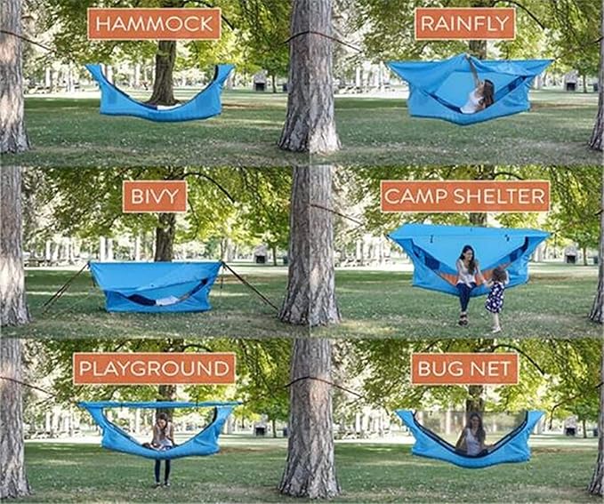 Camping Hanging Hammock Outdoor Camping Water-Proof Tents Shade Villa Garden Leisure Sofaa Hammock That Can Lie Flat