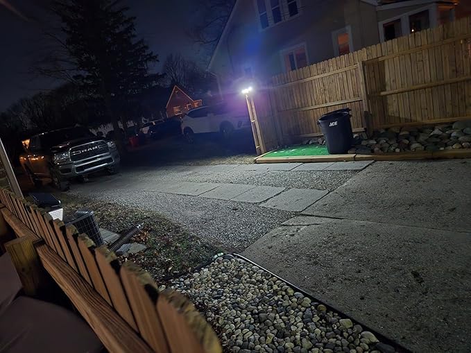 Solar Motion Sensor Outdoor Lights Waterproof - 3000LM Solar Security Lights Outdoor 270° Illumination IP65 LED Solar Flood Wall Light for Garden (English, 2)