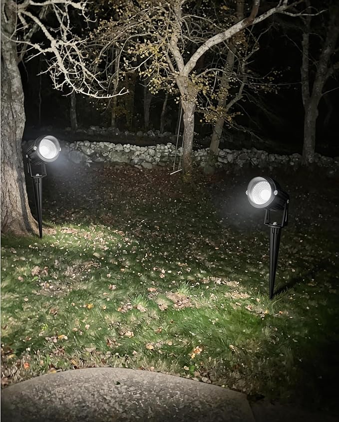 EAGLOD 5W Spot Lights Outdoor 5000K Daylight White Flag Pole Light 12V~24V AC/DC LED Landscape Spotlights, Waterproof Low Voltage Landscape Lighting for Yar (8)