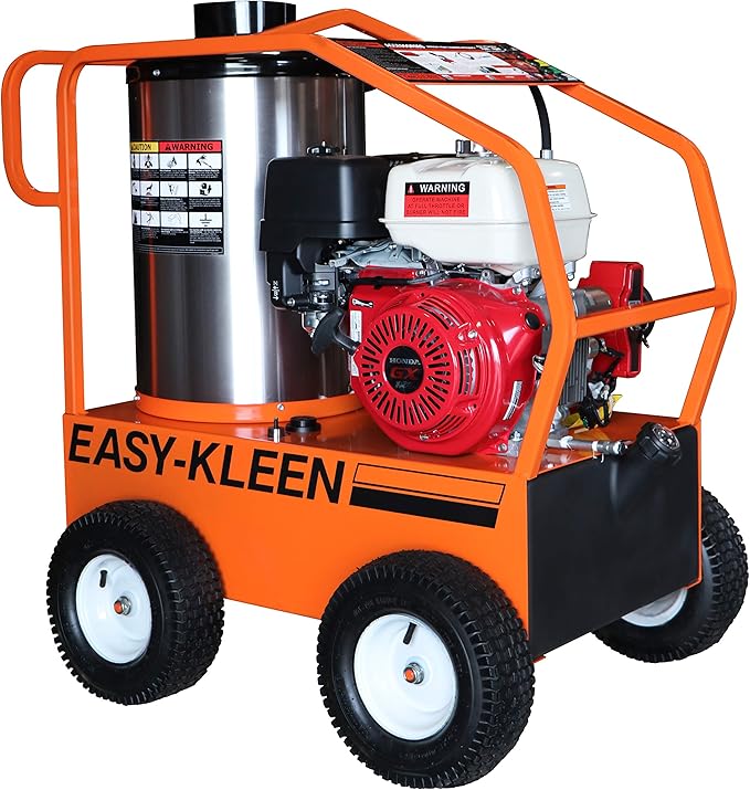 Easy-Kleen Hot Water Pressure Washer Gasoline Powered with a Diesel Burner 3.5GPM 4000PSI 13 HP Engine
