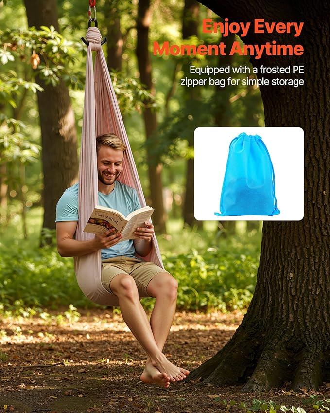 Professional Aerial Yoga Hammock & Swing, 300 lbs Capacity with 360° Swivel & Ceiling Mount Kit, for Fitness, Studio and Family Use