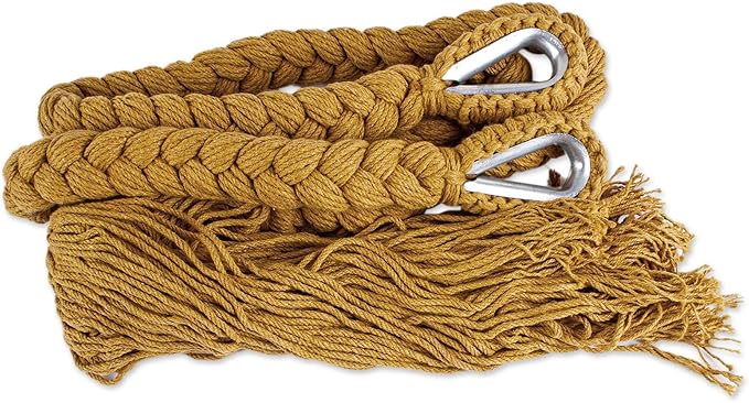 Novica Handmade Amber Cascade Cotton Rope Hammock (Double)