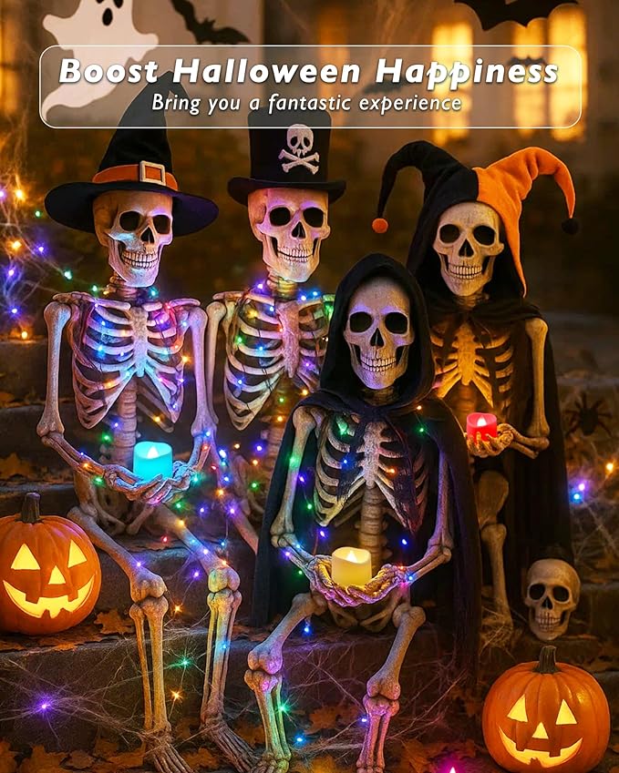 Raycare 24 Pack 7-Color Changing Battery Operated Tea Lights, 200+Hour Electric Flameless Candles, Realistic Votive LED Tea Lights for Wedding Party Halloween Thanksgiving Christmas Decorations