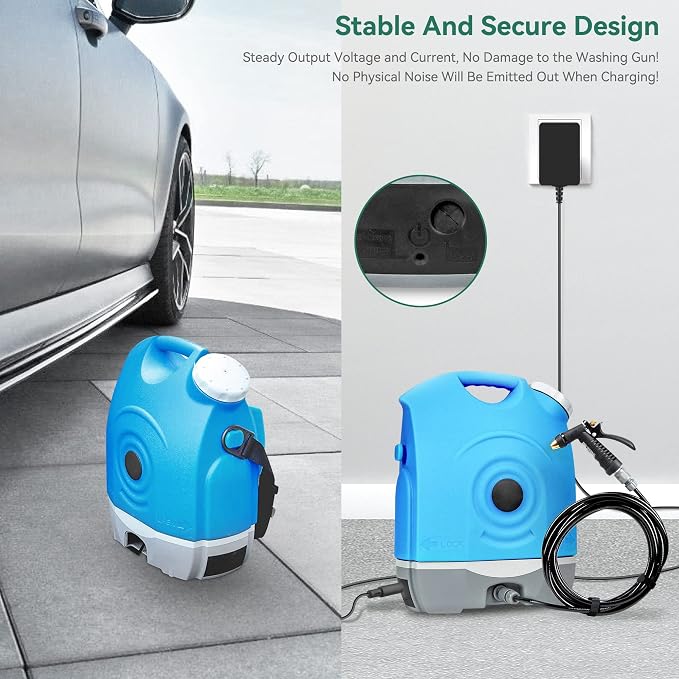 12V AC Power Adapter Compatible with Ivation Multipurpose Portable Spray Washer Power Cleaner, HUAHE Portable Power Cleaner; Charger for 20V Handheld Pressure Washer UL Listed